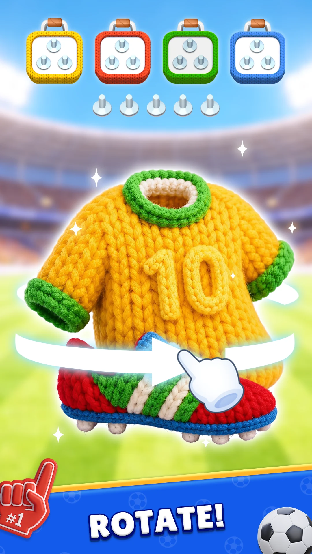 Wool Sorting: Unravel Yarn 3D screenshot